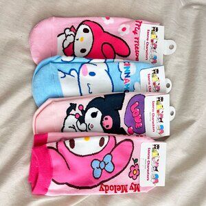4-Set Sanrio Socks